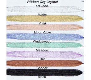 Stretch Sequins Ribbon Organza Crystal